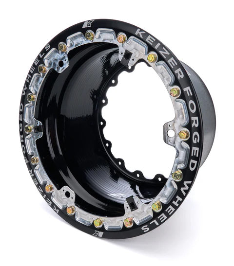 Keizer Aluminum Wheels, Inc. KAWW159FBLB Outer Wheel Half 15x9 Wide 5 Forge Beadlock BK