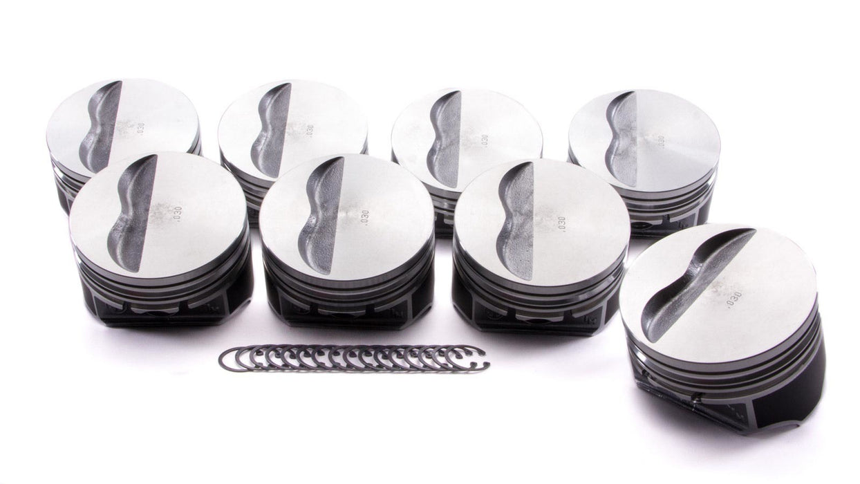 Kb Performance Pistons KBP9902HC.030 SBC Flat Top Piston Set 4.030 Bore -5cc