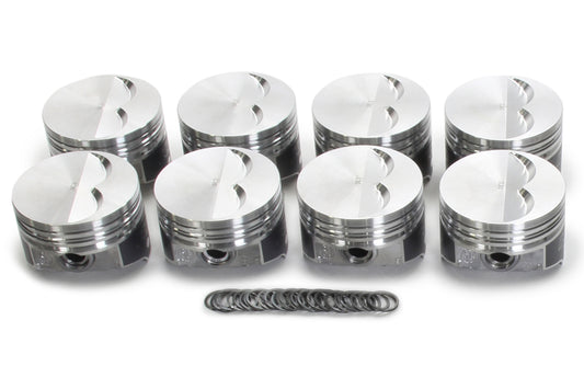 Kb Performance Pistons KBPKB120.STD SBC Flat Top Piston Set 4.000 Bore -7cc