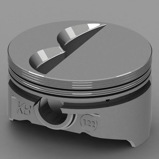 Kb Performance Pistons KBPKB122.040 SBC Flat Top Piston Set 4.040 Bore -7cc