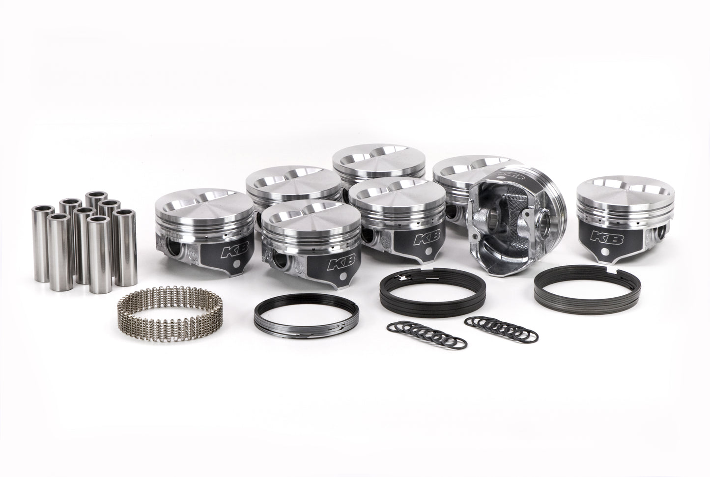 Kb Performance Pistons KBPKB134KTM.040 SBC Flat Top Piston Set 4.040 Bore w/Rings