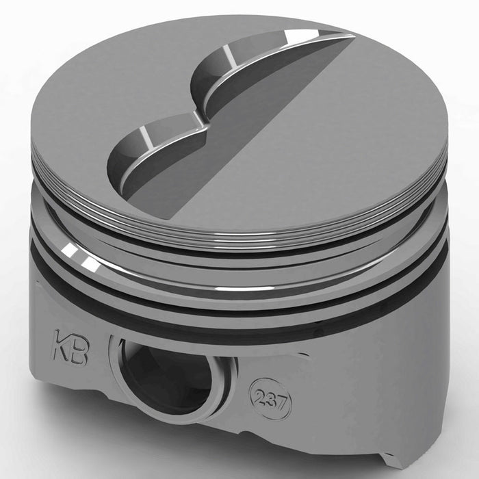 Kb Performance Pistons KBPKB237.040 BBM Flat Top Piston Set 4.360 Bore -5cc