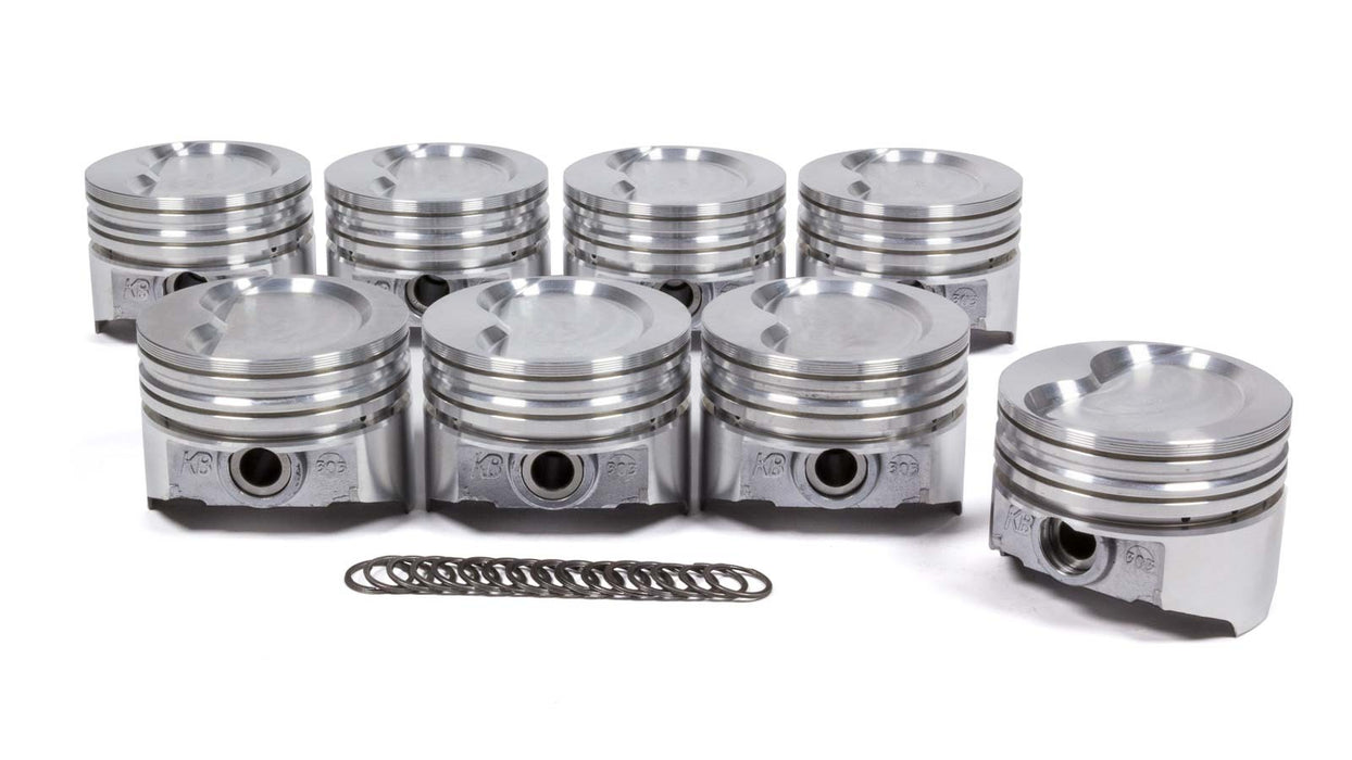 Kb Performance Pistons KBPKB303.030 SBF 351W D-Cup 2V Piston Set 4.030 Bore -19.5cc