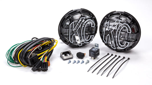 KC HiLiTES Apollo Pro 6in Light Kit Driving Beam Halogen