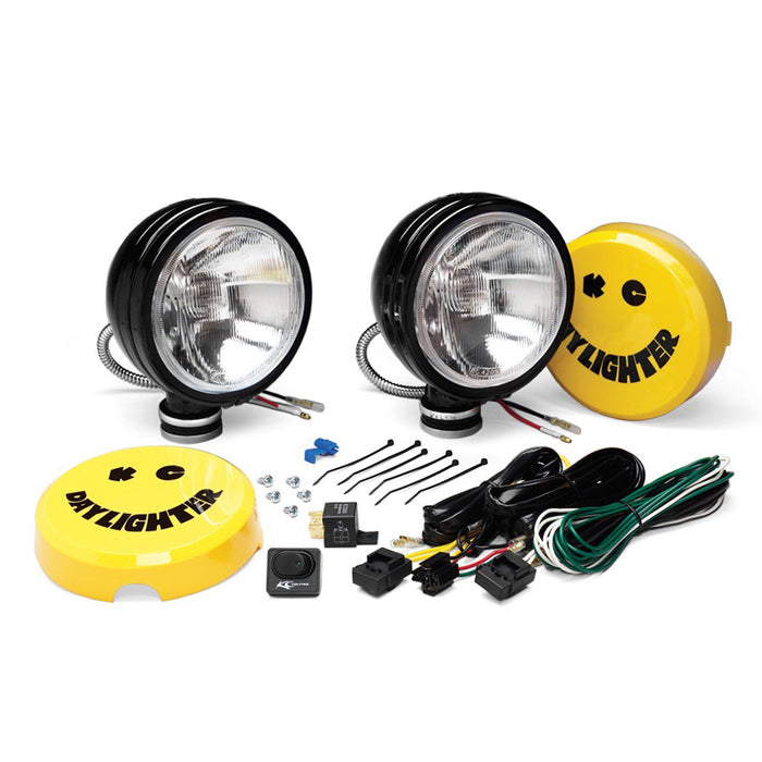 Kc Hilites KCH234 Daylighter 6in Spread B lack SS 100w Sys (pr)