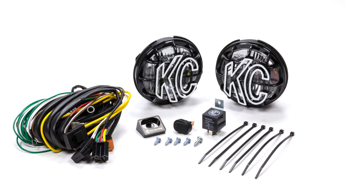 Kc Hilites KCH451 Apollo Pro 5in Light Kit Driving Beam Halogen