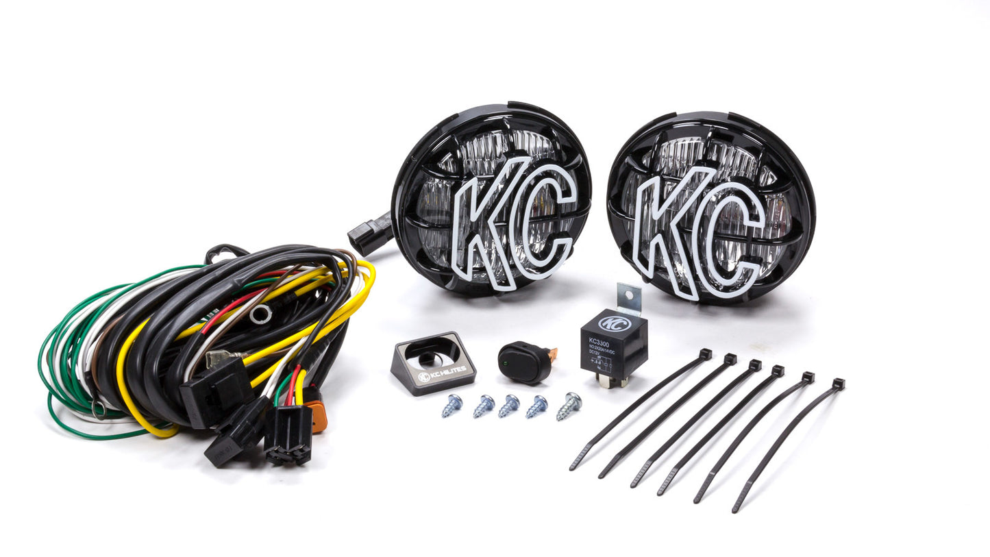 Kc Hilites KCH452 Apollo Pro 5in Light Kit Fog Beam Halogen