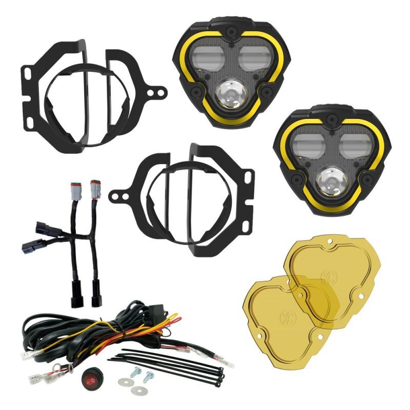 Kc Hilites KCH97148 Flex Era 3 Dual Mode SAE Fog Light Kit Pair