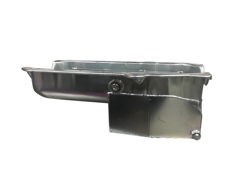Kevko Oil Pans & Components KEV1086NRH SBC Oil Pan Claimer 6qt RH Dipstick 86-Up