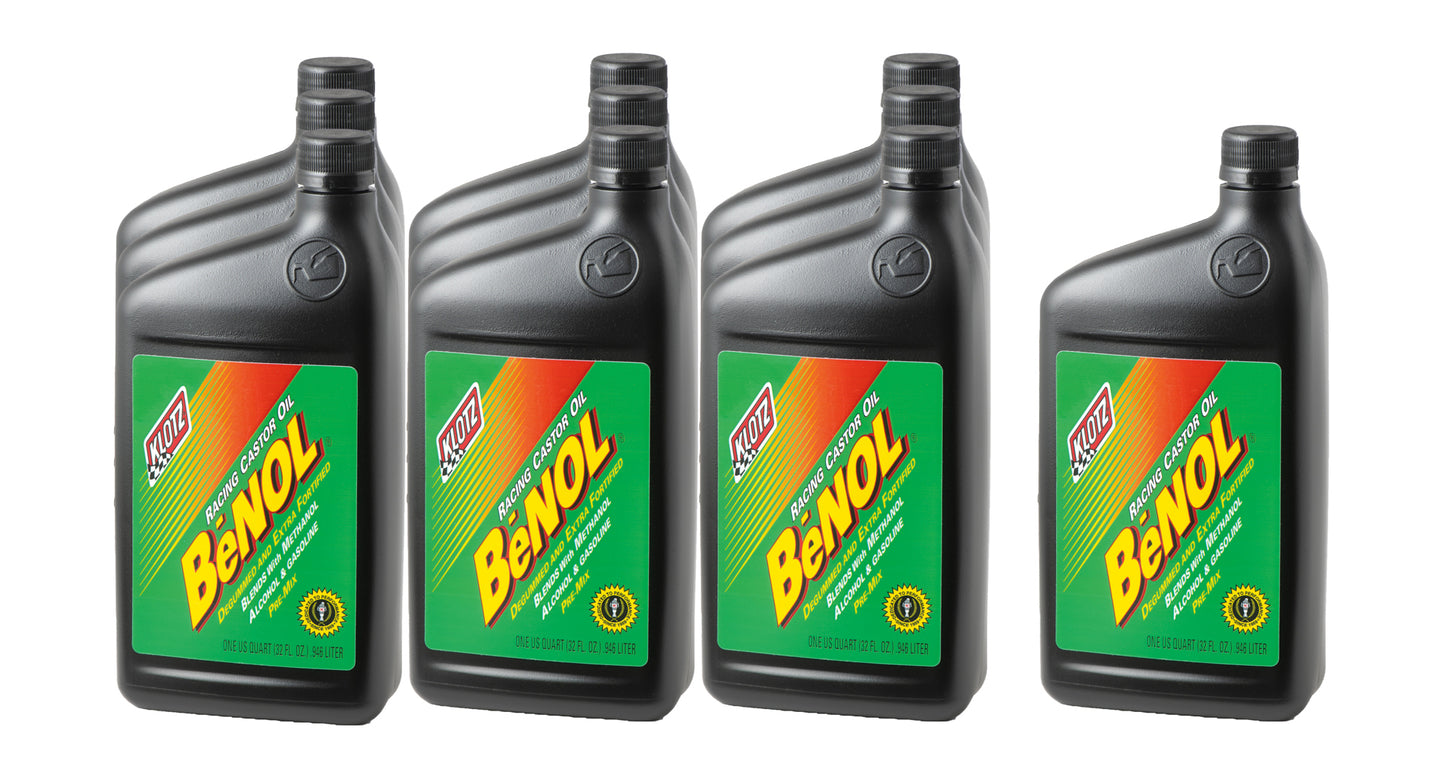 Klotz Synthetic Lubricants KLOBC-172-10 BENOL Racing Castor Lube Case 1 Quart