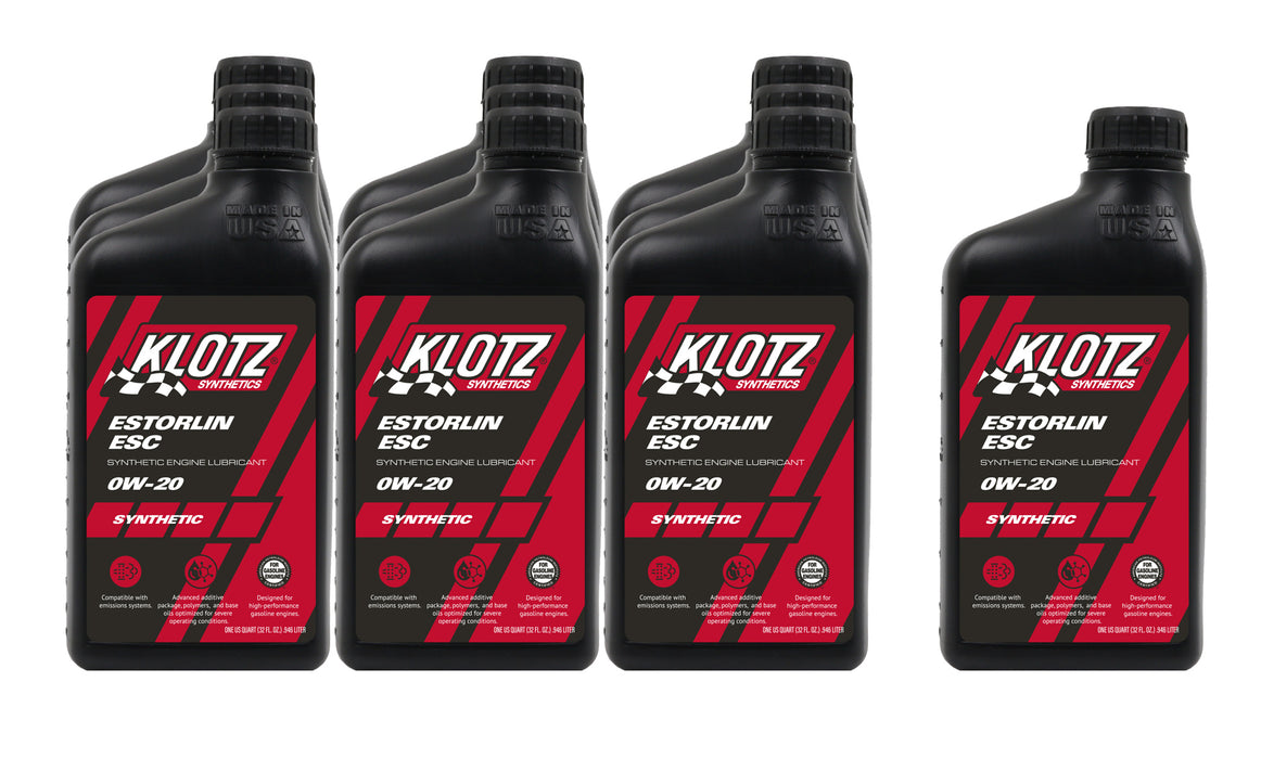 Klotz Synthetic Lubricants KLOKE-420-10 Estorlin ESC 0W-20 Case 1 Quart