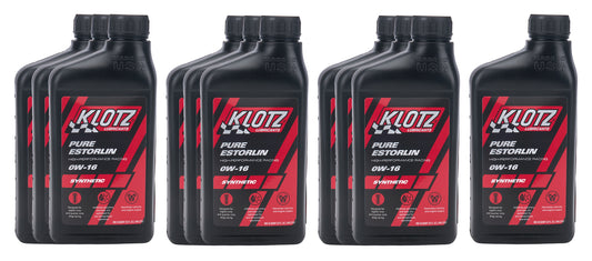 Klotz Synthetic Lubricants KLOKE-916-10 Pure Estorlin Racin Oil Synthetic Case 10 x 1 Qt