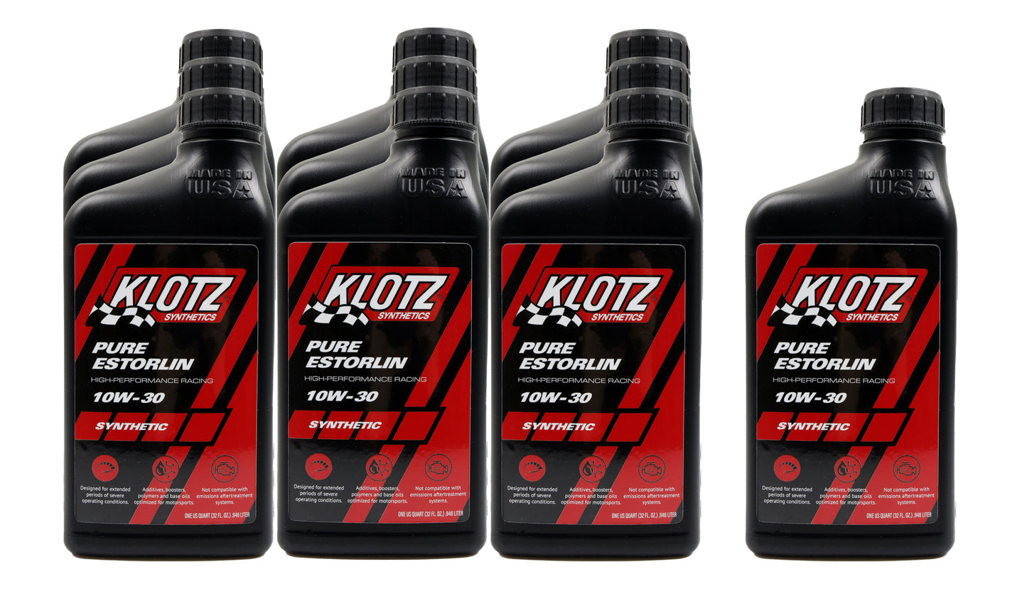 Klotz Synthetic Lubricants KLOKE-930-10 Pure Estorlin Synthetic Oil 10w30 Case 10x1 QT
