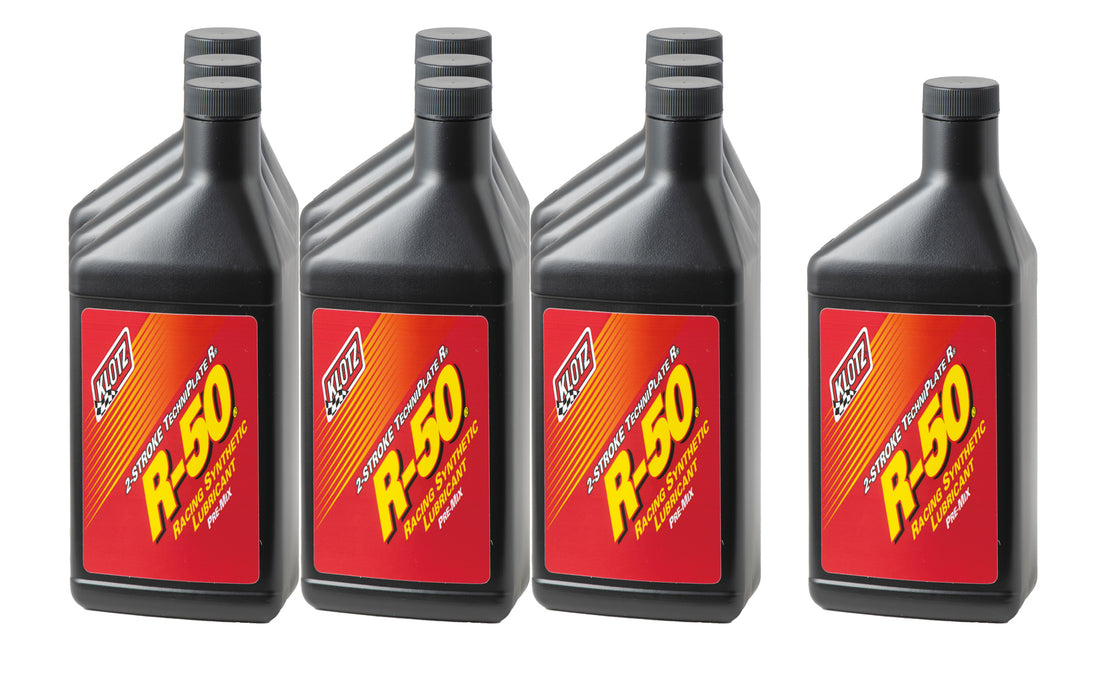 Klotz Synthetic Lubricants KLOKL-102-10 R-50 Racing Techniplate Case 1 Pint
