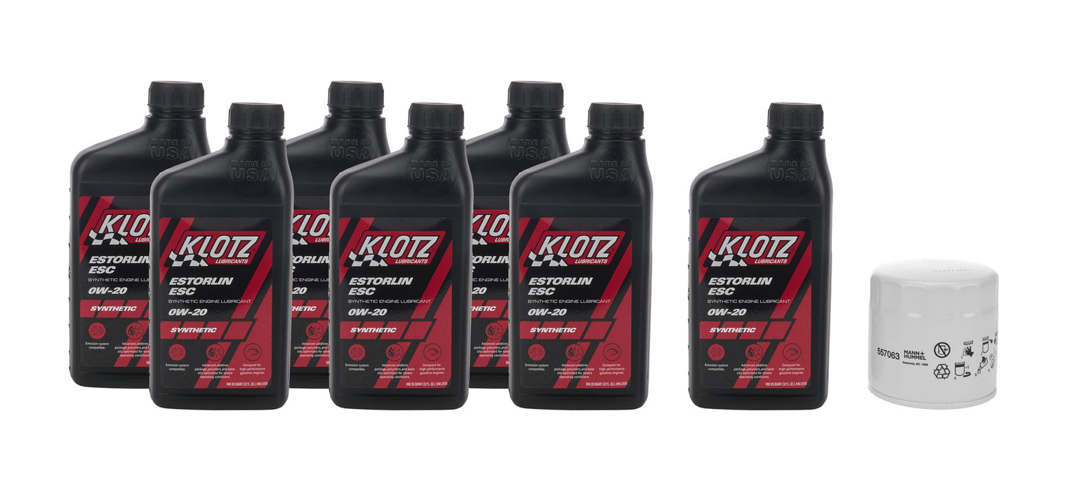 Klotz Synthetic Lubricants KLOKT-401 Oil Change Kit 22-23 Dodge 0w20