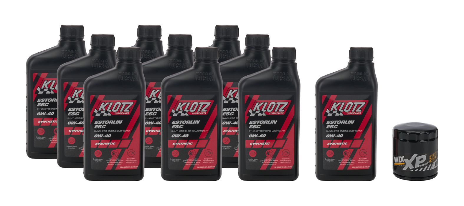 Klotz Synthetic Lubricants KLOKT-406 Oil Change Kit 2019 GM LT1/LT4/LT5