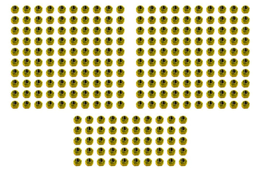 Kluhsman Racing Products KLU8208X Lugnut 250Pk 5/8-18 Steel Single Coated