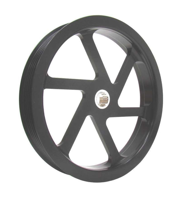 Krc Power Steering KRC20017600 6.0in 6-Rib Pulley Alum P/S Pump