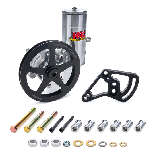 Krc Power Steering KRCESP18610111 Power Steering Kit SBF 302 w/6in V-Belt Pulley