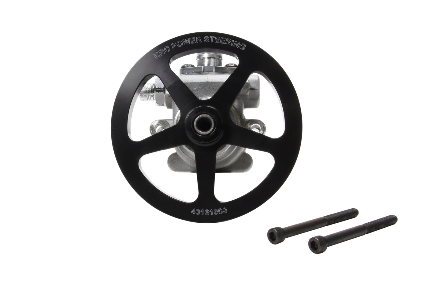 Krc Power Steering KRCESP19610000 P/S Pump Elite w/ 6in V- Belt Pulley w/o Res