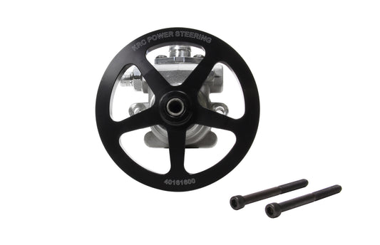 Krc Power Steering KRCESP19610000 P/S Pump Elite w/ 6in V- Belt Pulley w/o Res