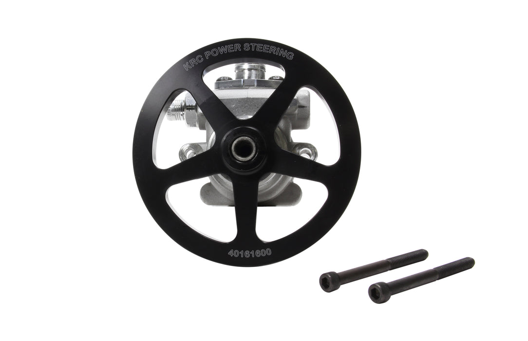 Krc Power Steering KRCESP19610000 P/S Pump Elite w/ 6in V- Belt Pulley w/o Res