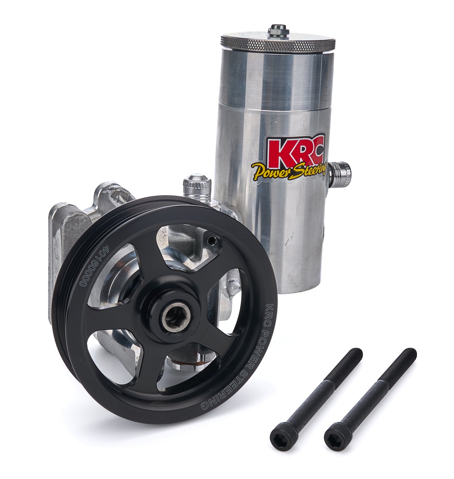Krc Power Steering KRCESP19620100 P/S Pump Elite w/ 4.2in 6 Rib Pulley w/Reservoir