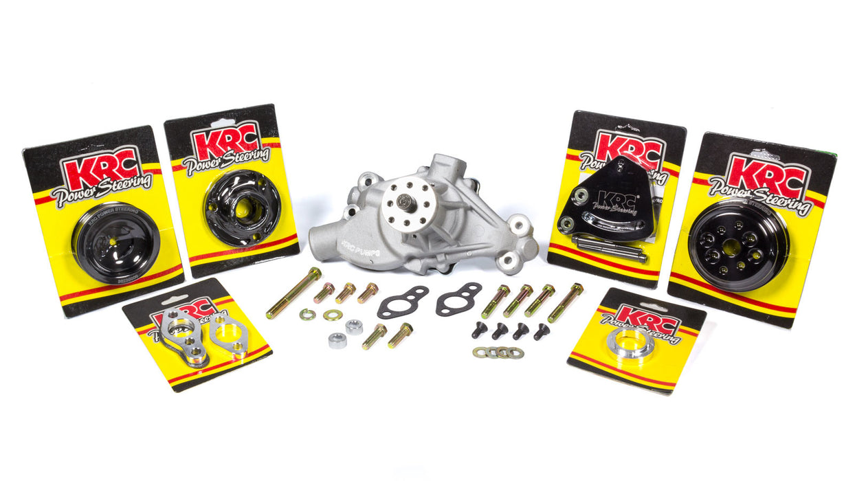 Krc Power Steering KRCKIT16312615 Basic Crate Engine Kit Block Mount w/ pump