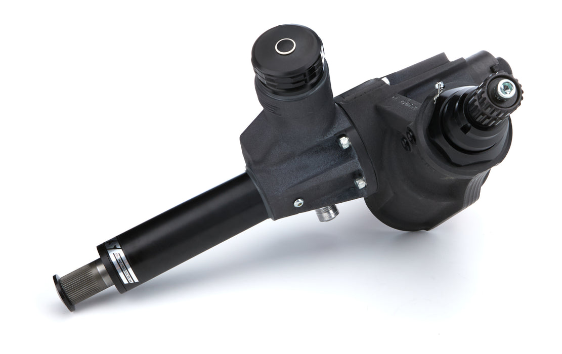 K.s.e. Racing KSEKSGEN2L-3460B Dirt Midget Steering Box Black 40in Servo Valve