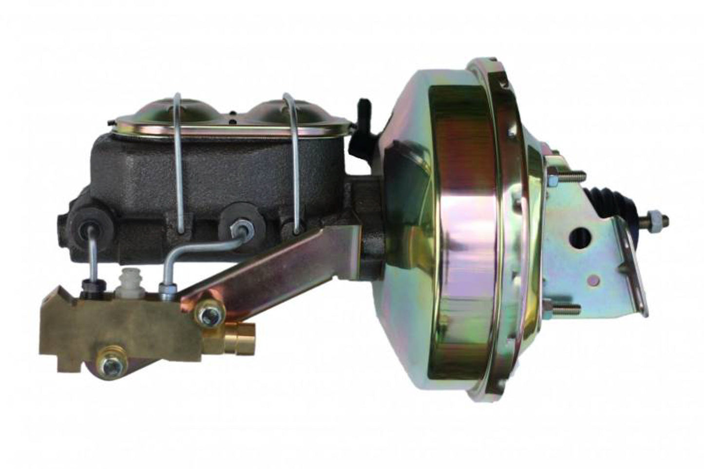 Leed Brakes LEE1E1A3 9in Zinc Booster AFX 1- 1/8in Bore MC Side Mount