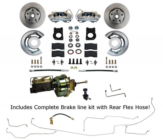 Leed Brakes LEEFC0001-H405ALK 64-66 Mustang Power Conv ersion Brake Kit