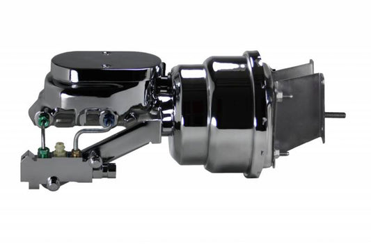 Leed Brakes LEEH76B2 7in Dual Chrome Booster 67-72 Chevy Truck 1-1/8