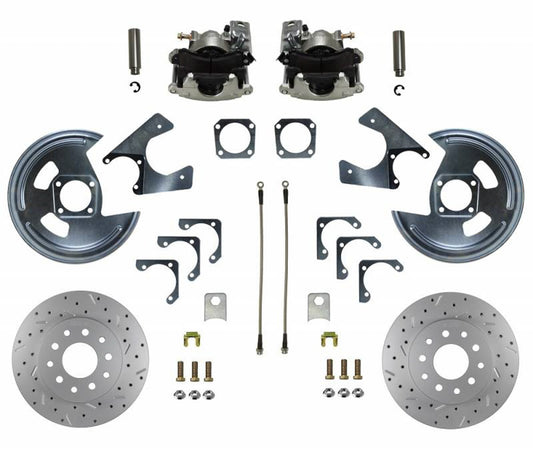 Leed Brakes LEERC1001X Rear Disc Brake Conversi on with MaxGrip XDS Roto