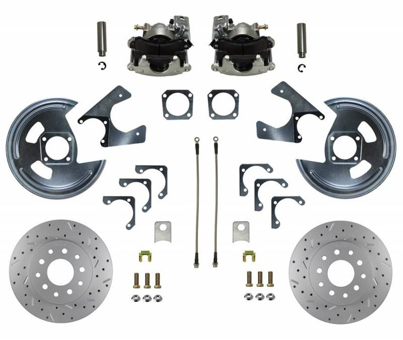 Leed Brakes LEERC1001X Rear Disc Brake Conversi on with MaxGrip XDS Roto