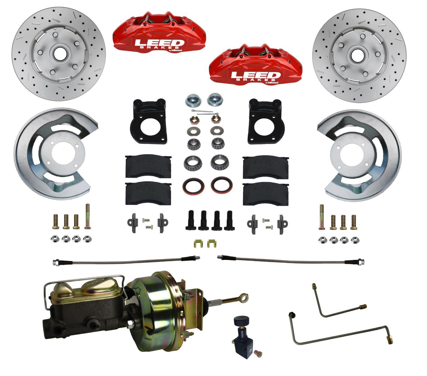 Leed Brakes LEERFC0005-H405AX 65-66 Mustang Brake Conversion Kit