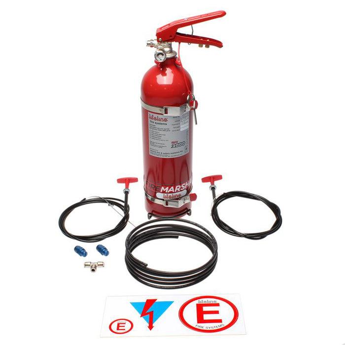 Lifeline USA LIF101-225-011 Fire Supression Club System Zero 2000 2.25kg
