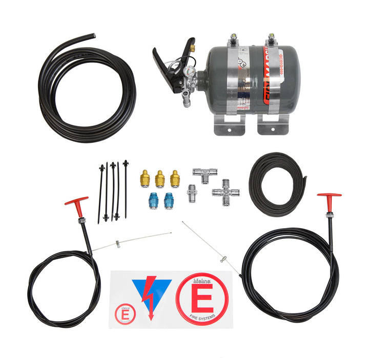 Lifeline USA LIF106-001-004 Fire Suppression Systems Zero 360 4 L FIA