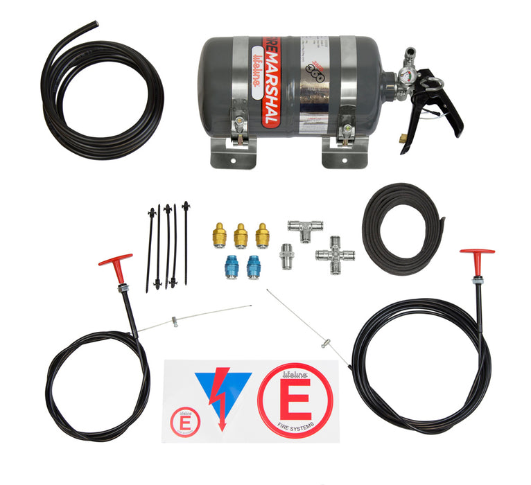 Lifeline USA LIF106-001-007 FIRE SUPRRESSION SYSTEM ZERO 360 3KG FIA