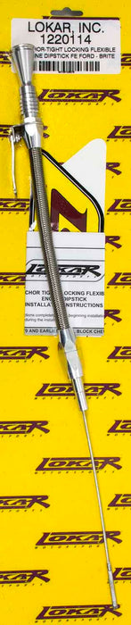 Lokar LOK1220114 Anchor Tight Locking Oil Dipstick Ford FE
