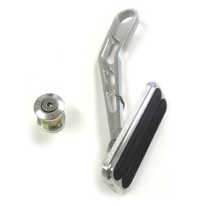 Lokar LOKDBW-6012 Drive-By-Wire XL Pedal Aluminum w/ Rubber Pad