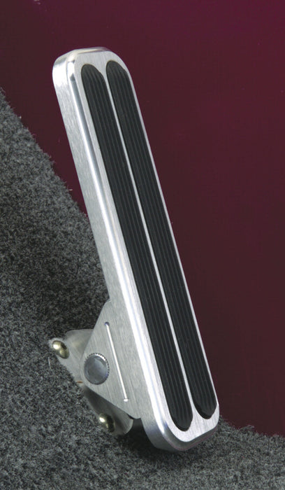 Lokar LOKFMG-6098 Eliminator Floor Mt Gas Pedal Billet w/Rubber