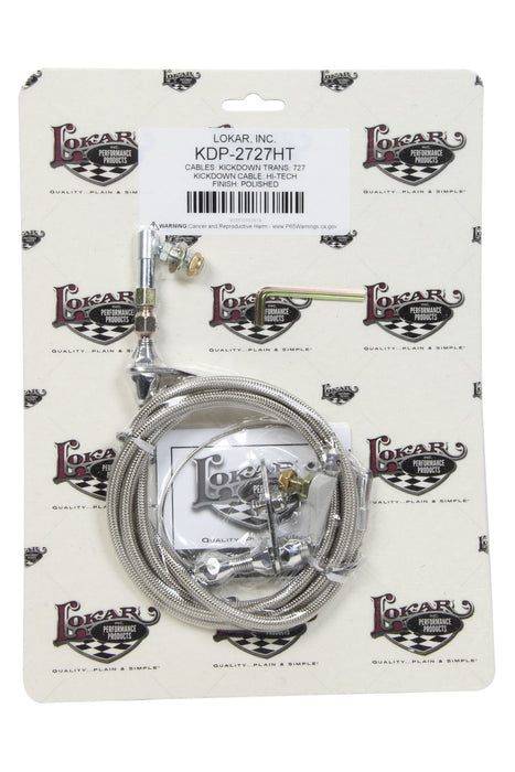 Lokar LOKKDP-2727HT POLISHED HI-TECH 727 KIC KDOWN CABLE