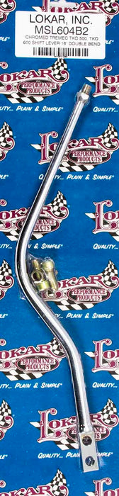 Lokar LOKMSL604B2 TKO500/600 Shift Lever 16in Aluminum chrome