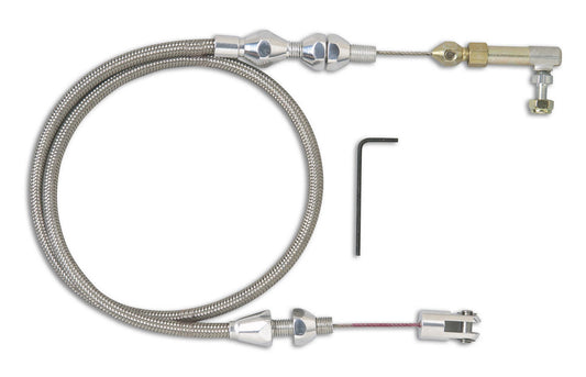 Lokar LOKTCP-1000HT Hi-Tech Throttle Cable - Polished