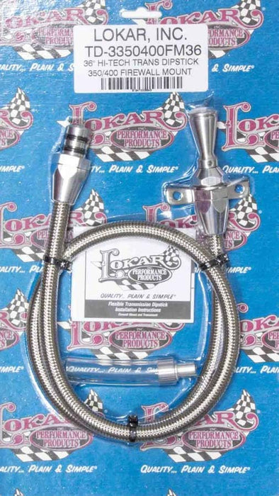 Lokar LOKTD-3350400FM36 36in Trans Dipstick 350/400 Firewall Mount