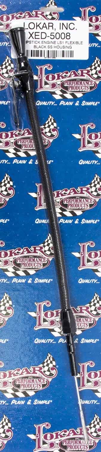 Lokar LOKXED-5008 Flexible Engine Dipstick Black GM LS1