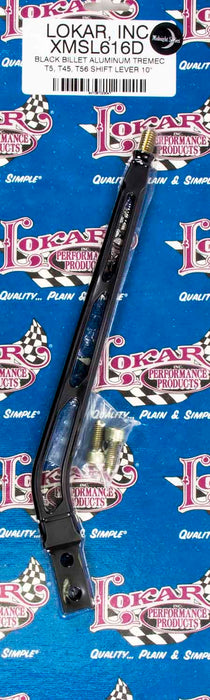 Lokar LOKXMSL616D Shift Lever TKO 500-600 Aluminum 10in Black