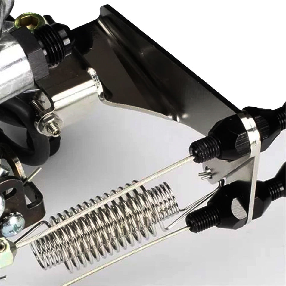 Lokar LOKXTCB-40HS Throttle Cable Bracket Holley Sniper Black