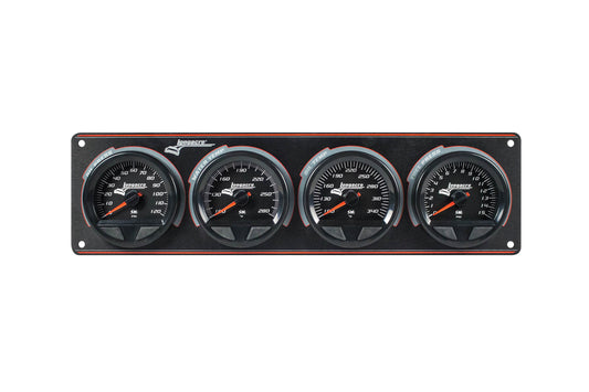 Longacre LON52-44566 Waterproof SMI 4 Gauge Panel OP/WT/OT/FP