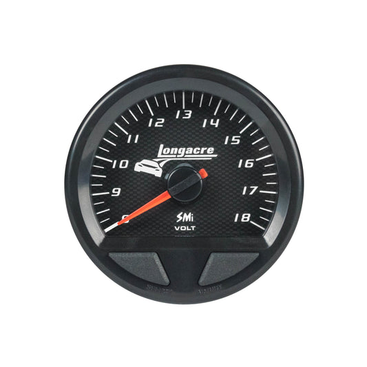 Longacre LON52-46746 Waterproof SMI Volt Gauge 8-18v